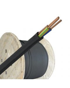 Helukabel VMVL (H05VV-F) kabel 3x1mm2 zwart per haspel 500 meter