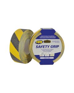 HPX grip tape 50mm x 18 meter zwart/geel (SY5018)