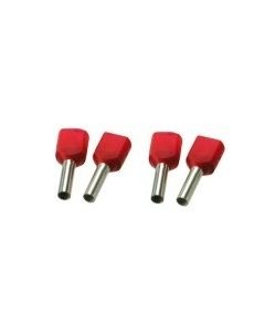 SOLAR Twin adereindhuls geïsoleerd 2x10mm2 rood - per 100 stuks (1505168)