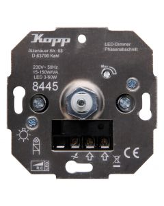 Kopp sokkel LED dimmer met drukschakelaar RC 3-50W (844500001)
