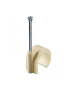 HEKON spijkerclips 16 - 19mm - crème per 100 stuks