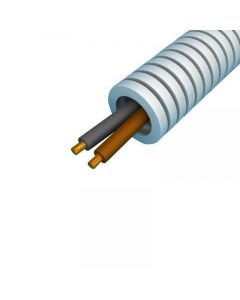 Snelflex flexibele buis VD draad 1x2,5 en 1x1,5mm - 16mm rol 100 meter (SF25/15Z)
