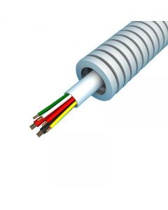 Snelflex flexibele buis alarmkabel 8x0,22 en 2x0,75 mm - 16 mm rol 100 meter
