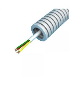 Snelflex flexibele buis alarmkabel 6x0,22 mm - 16 mm rol 100 meter