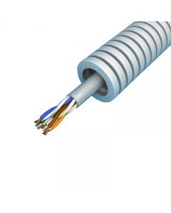 Snelflex flexibele buis UTP CAT6 kabel - 16 mm rol 100 meter