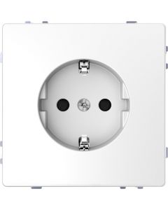 Schneider Electric D Life wandcontactdoos met kinderbeveiliging - lotuswit (MTN2300-6035)