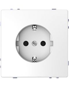 Schneider-Merten D Life wandcontactdoos met kinderbeveiliging - lotuswit (MTN2300-6035)