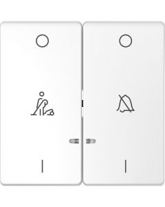 Schneider-Merten D Life seriewip met opdruk - lotuswit (MTN3429-6035)