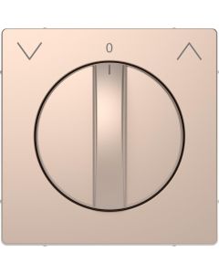 Schneider Electric D Life centraalplaat voor draai-jaloezieschakelaar - champagne metallic (MTN3875-6051)