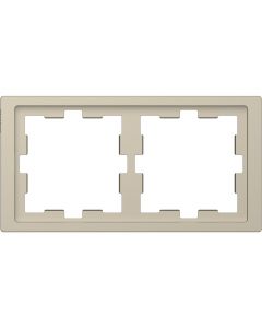Schneider-Merten D Life afdekraam 2-voudig - sahara (MTN4020-6533)