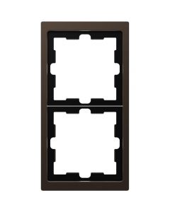 Schneider-Merten D Life afdekraam 2-voudig - mocca metallic (MTN4020-6552)