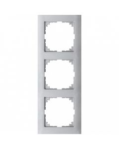 Schneider Electric M-Pure 3-voudig afdekraam - aluminium (MEG4030-3660)