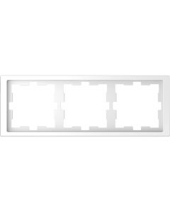 Schneider-Merten D Life afdekraam 3-voudig - lotuswit (MTN4030-6535)