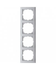 Schneider Electric M-Pure 4-voudig afdekraam - aluminium (MEG4040-3660)