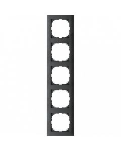 Schneider Electric M-Pure 5-voudig afdekraam - antraciet (MEG4050-3614)