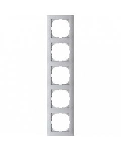 Schneider Electric M-Pure 5-voudig afdekraam - aluminium (MEG4050-3660)