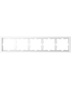 Schneider-Merten D Life afdekraam 5-voudig - lotuswit (MTN4050-6535)