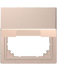 Schneider Electric D Life adapter voor systeem M met klapdeksel - champagne metallic (MTN4081-6051)