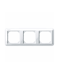 Schneider-Merten atelier M afdekraam 3-voudig - polarwit glanzend (388319)