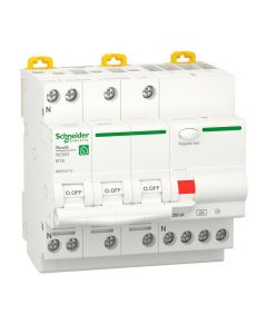 Schneider Electric aardlekautomaat 3-polig+nul 16A B-kar 30mA (R9D54716)