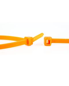 WKK tie wraps 2.5x100mm oranje - per 100 stuks (11032371)