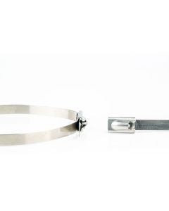WKK tie wrap staal(304) ongecoat 7,9x290mm (17018771)