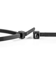 WKK tie wraps 7.6x370mm hittebestendig (120°C) zwart - per 100 stuks (120227071)