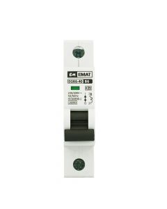 EMAT installatieautomaat 1-polig 6A B-kar (85001024)