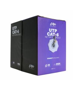 EMhub UTP CAT6 kabel rol van 50 meter