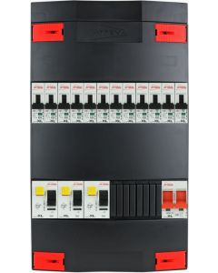 ATTEMA groepenkast 12 groepen 1 fase 220x390 (BxH)