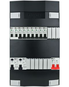 EMAT Schneider groepenkast 7 groepen + fornuis 1 fase 220x380 (BxH)