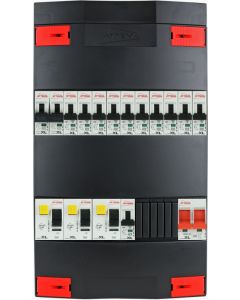 Attema groepenkast 11 groepen + fornuis 1 fase 220x380 (BxH)