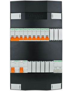 Schneider groepenkast 7 groepen + fornuis 1 fase 220x380 (BxH)