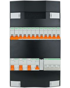 Schneider groepenkast 11 groepen + fornuis 3 fase 220x380 (BxH)
