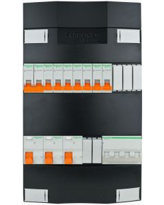 Schneider groepenkast 7 groepen + fornuis 3 fase 220x380 (BxH)