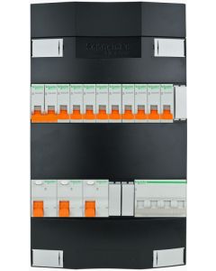 Schneider groepenkast 9 groepen + fornuis 3 fase 220x380 (BxH)