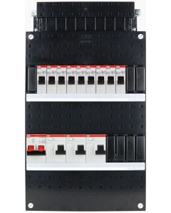 ABB-HAF groepenkast 9 groepen 1 fase 220x390 (BxH)