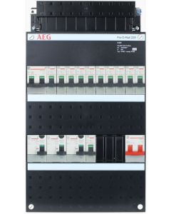AEG groepenkast 11 groepen + fornuis 1 fase 220x390 (BxH)