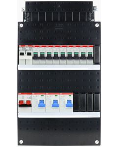 ABB SN201L groepenkast 9 groepen + fornuis 1 fase 220x390 (BxH)