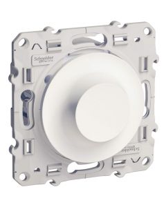 Schneider Electric Odace universele LED draaidimmer 4-200VA - wit (S520512)