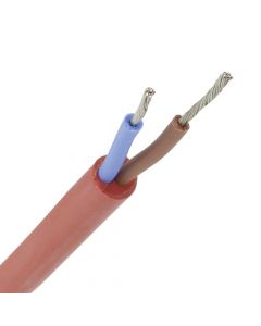 SIHF siliconenkabel 2x0,75 mm² - per meter (SIHF082023)