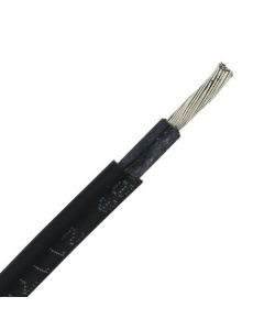 solar kabel 4mm zwart per meter