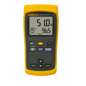 FLUKE 1-2 Digitale thermometer - 1 kanaal 50HZ (1281142)