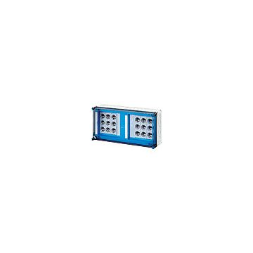 Hensel Mi 3481 zekeringkast 63A 5-polig railsysteem 400A 6x zekeringshouder
