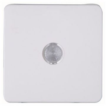Kopp HK02 bedieningswip met lens 1-voudig wit