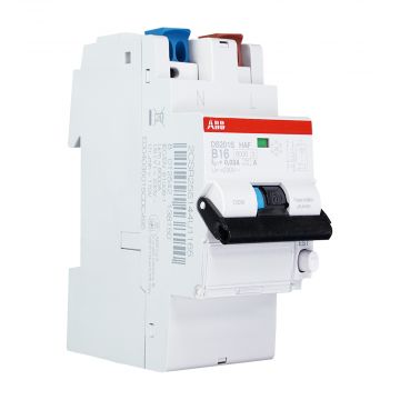 ABB HAF aardlekautomaat (comfomaat) 1-polig+nul 16A B-kar 30mA t.b.v busboard (DS201S)