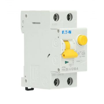 Eaton aardlekautomaat 1-polig+nul 25A C-kar 300mA (236709)