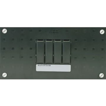 ABB HAF groepenkast leeg 1-rij 4 modules 220x110mm (HLD11H)
