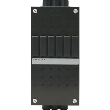 ABB HAF groepenkast leeg 1-rij 6 modules 110x220mm (HLD11V)