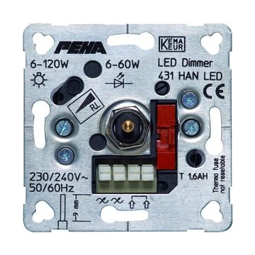 PEHA universele LED dimmer 6-60w (00260623)